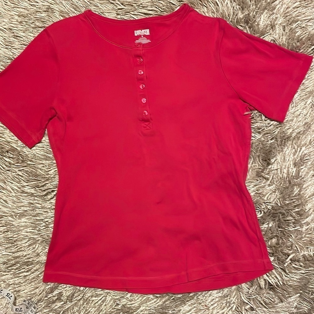 DULUTH Trading Co. Pink Short Sleeve Tee Shirt Size Small